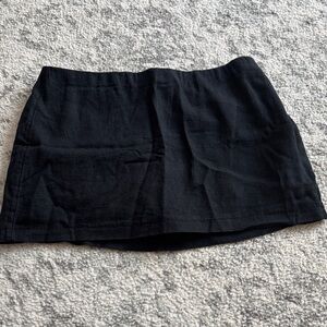 Abercrombie Black Mini Skort